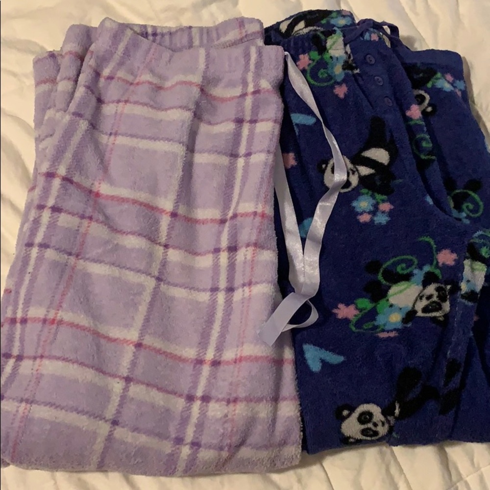 Fleece pajama pants